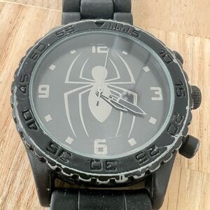 Marvel Spider-Man black watch NEW BATTERY